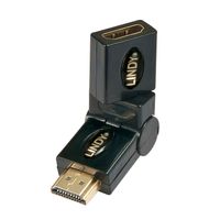 LINDY 41096 HDMI Adapter [1x HDMI-stekker - 1x HDMI-bus] Zwart