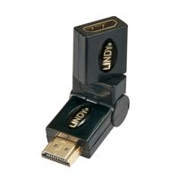 LINDY 41096 HDMI Adapter [1x HDMI-stekker - 1x HDMI-bus] Zwart - thumbnail