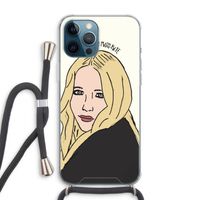 Mary Kate: iPhone 12 Pro Max Transparant Hoesje met koord