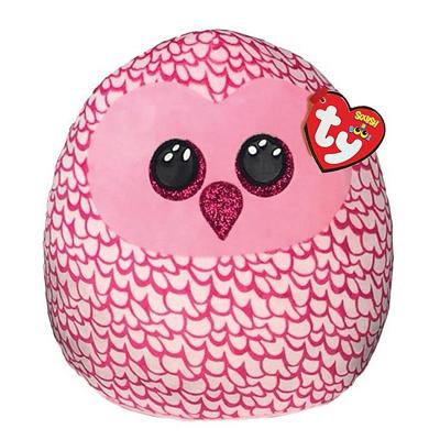 TY squish a boo knuffelkussen uil pinky 23 cm
