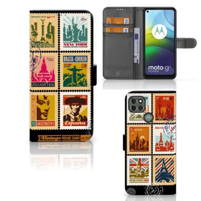 Motorola Moto G9 Power | Flip Cover | Postzegels