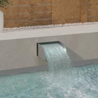 VidaXL Waterval met led&apos;s 30x34x14 cm roestvrij staal 304