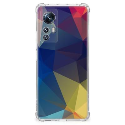 Xiaomi 12 | 12x Shockproof Case Polygon Dark Xiaomi 12 | 12x Shockproof Case Polygon Dark