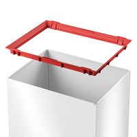 Hailo Big-Box Swing L 0840-131 Afvalbak 35 l Plaatstaal (b x h x d) 339 x 545 x 260 mm Wit Met zelfsluitende zwenkdeksel 1 stuk(s) - thumbnail