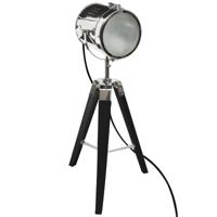 Atmosphera Tafellamp Thor - metaal - zwart - H68 cm - Leeslamp - Designlamp - statief lamp