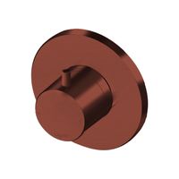 Inbouw Stopkraan Lagoo Garda Hendel Rond 10,1 cm Messing Geborsteld Koper