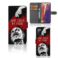 Samsung Galaxy Note 20 Portemonnee Hoesje Zombie Blood