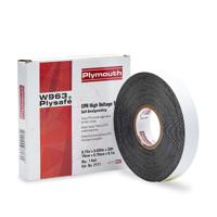 Isolatietape Plymouth Zwart Natuurlijk rubber 19 x 0,76 mm 9,1 M