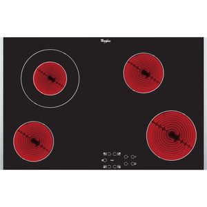 WhirlpoolAKT8330LX Keramische kookplaat Zwart