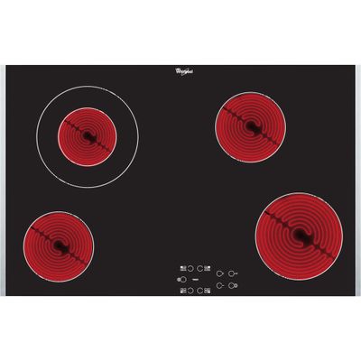 Whirlpool AKT8330LX Keramische kookplaat Zwart