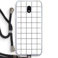 Rooster: Samsung Galaxy J3 (2017) Transparant Hoesje met koord