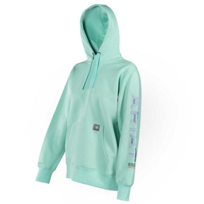 Ariat Damestrui WMS Rebar Graphic Hoodie, aquatic, Maat: XL