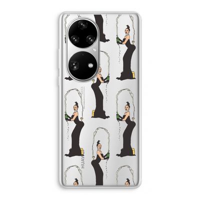 Pop Some Kim: Huawei P50 Pro Transparant Hoesje