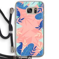 Tropisch: Samsung Galaxy S7 Transparant Hoesje met koord