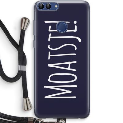 Moatsje!: Huawei P Smart (2018) Transparant Hoesje met koord