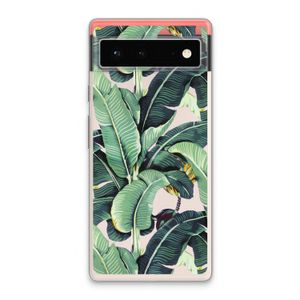Bananenbladeren: Google Pixel 6 Transparant Hoesje