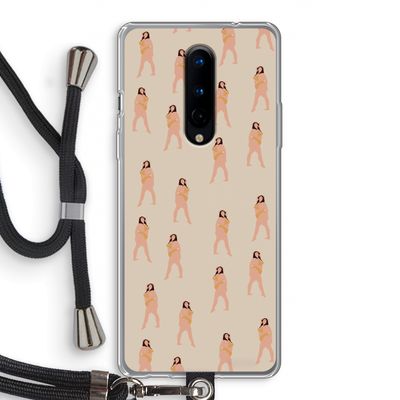 You're so golden: OnePlus 8 Transparant Hoesje met koord