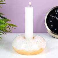 Donut kandelaar - Wit