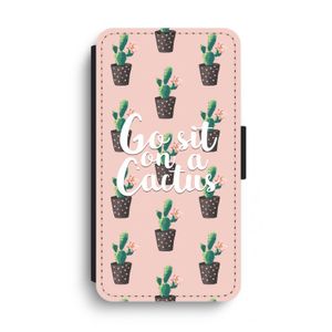 Cactus quote: iPhone XS Max Flip Hoesje