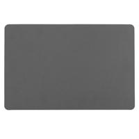 Secret de Gourmet tafel placemat - PU-leer/leer look - grijs - 45 x 30 cm - Tafel onderleggers Secret de Gourmet tafel placemat - PU-leer/leer look - grijs - 45 x 30 cm - Tafel onderleggers