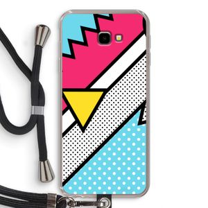 Pop Art #3: Samsung Galaxy J4 Plus Transparant Hoesje met koord