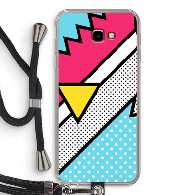 Pop Art #3: Samsung Galaxy J4 Plus Transparant Hoesje met koord