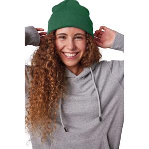 Wintermuts Beanie Yukon - groen - heren/dames - sterk/zacht/licht gebreid 100% Acryl