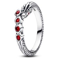 Pandora 192968C01 Ring Game of Thrones s Dragon Sparkling zilver-synth.kristal rood