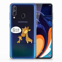 Samsung Galaxy A60 Telefoonhoesje met Naam Giraffe - thumbnail