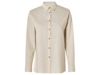 esmara Dames linnen blouse (40, Beige) - thumbnail