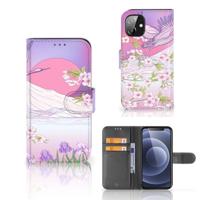 Apple iPhone 12 Mini | Telefoonhoesje | Met pasjeshouder | Bird Flying