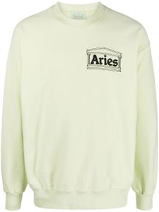 Aries sweat à logo imprimé - Vert