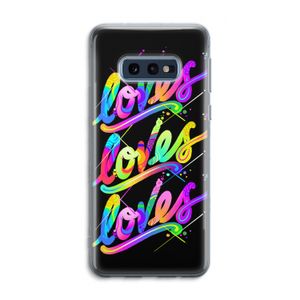 Loves: Samsung Galaxy S10e Transparant Hoesje
