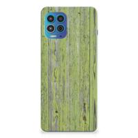 Motorola Moto G100 | Bumper Hoesje | Green Wood