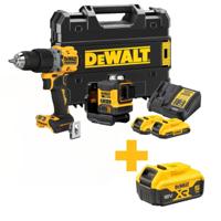 DeWALT DCK2095D2T Accu combiset 2-delig (DCLE34031 + DCD805) 18V XR 2.0Ah in TSTAK DeWALT DCK2095D2T Accu combiset 2-delig (DCLE34031 + DCD805) 18V XR 2.0Ah in TSTAK