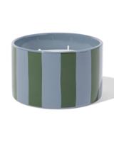 HEMA Geurkaars ⌀11x7cm Keramiek Sinaasappel-cederhout (groen)