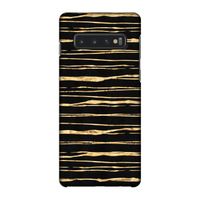 Gouden strepen: Samsung Galaxy S10 4G Volledig Geprint Hoesje