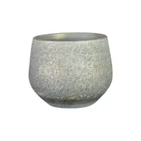 Bloempot Noor Metalic Grey Ø16cm