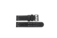 Horlogeband Hamilton H001.64.785.835.01 / H64785835 / H690647100 Leder Zwart 22mm