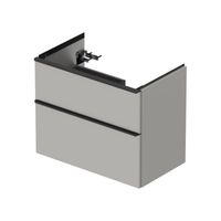 Badmeubel Duravit D-Neo Wand 78.4x45.2x62.5 cm Rechts Mat Betongrijs Duravit