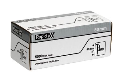 Rapid Nagels Type 8 Gegalvaniseerd, Box 5000st Lengte 50mm