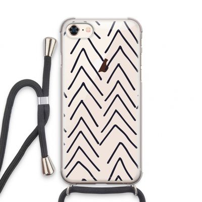 Marrakech Arrows: iPhone 7 Transparant Hoesje met koord