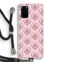 Chicks before dicks: Samsung Galaxy S20 Plus Transparant Hoesje met koord