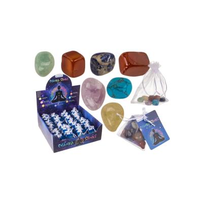 Out Of The Blue Chakra stenen set a 7 stuks 1,5x1cm Out Of The Blue Chakra stenen set a 7 stuks 1,5x1cm
