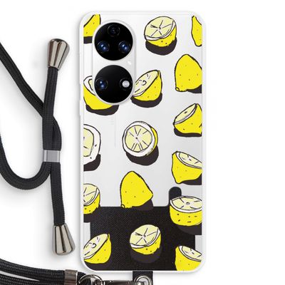 When Life Gives You Lemons...: Huawei P50 Transparant Hoesje met koord