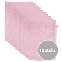 The One Voordeelpakket Washandjes Light Pink - 10 stuks - thumbnail