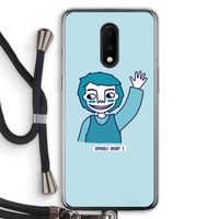 Zwaai: OnePlus 7 Transparant Hoesje met koord