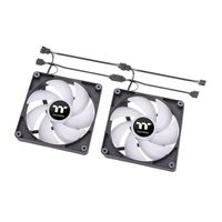 Thermaltake CL-F150-PL14SW-A PC-ventilator Zwart, Transparant, RGB (b x h x d) 140 x 140 x 25 mm - thumbnail