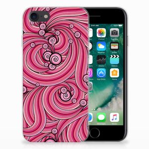 iPhone SE 2022 | SE 2020 | 8 | 7 Hoesje maken Swirl Pink