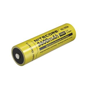Nitecore NL1836 Li-ion oplaadbare batterij, 3,6V, 3600 mAh